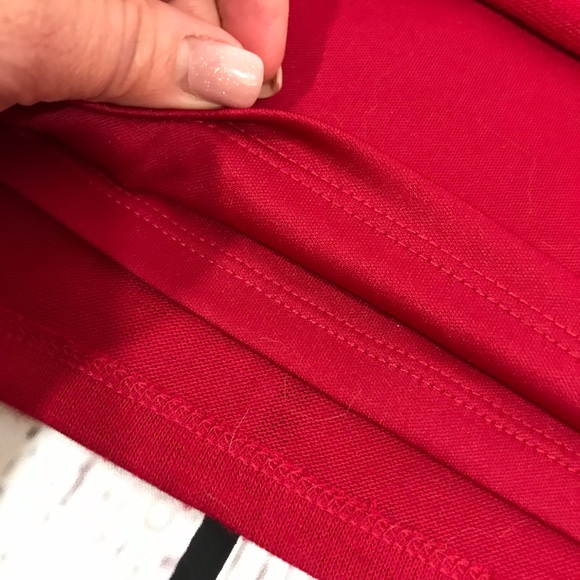 Sandra Darren Red Dress with elastic waist Size S - Picture 4 of 8